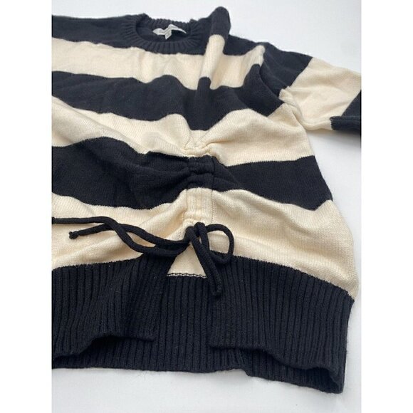 David & Dani Black And White Strip Sweater Size Small - Picture 9 of 12